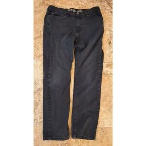 Levis Signature Jeans Mens 36x34 Black Skinny Fit 36x32(See Pics)